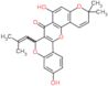 6,11-dihydroxy-3,3-dimethyl-8-(2-methylprop-1-en-1-yl)-3H,7H,8H-chromeno[4,3-b]pyrano[2,3-h]chromen-7-one