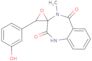 (3'R)-3'-(3-hydroxyphenyl)-4-methylspiro[1,4-benzodiazepine-3,2'-oxirane]-2,5(1H,4H)-dione