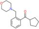 cyclopentyl-[2-(morpholinomethyl)phenyl]methanone