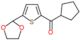 cyclopentyl-[5-(1,3-dioxolan-2-yl)-2-thienyl]methanone