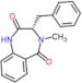 (3S)-3-benzyl-4-methyl-3,4-dihydro-1H-1,4-benzodiazepine-2,5-dione