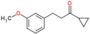 1-cyclopropyl-3-(3-methoxyphenyl)propan-1-one