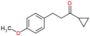 1-cyclopropyl-3-(4-methoxyphenyl)propan-1-one