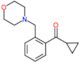 Cyclopropyl[2-(4-morpholinylmethyl)phenyl]methanone