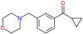 Cyclopropyl[3-(4-morpholinylmethyl)phenyl]methanone