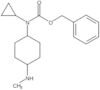 Phenylmethyl N-cyclopropyl-N-[4-(methylamino)cyclohexyl]carbamate