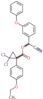 cyano(3-phenoxyphenyl)methyl 2,2-dichloro-1-(4-ethoxyphenyl)cyclopropanecarboxylate