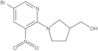 1-(5-Bromo-3-nitro-2-pyridinyl)-3-pyrrolidinemethanol