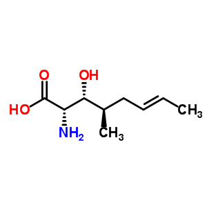 2-Amino-4-(2E)-2-buten-1-yl-2,4,5-trideoxy-L-xylonic acid