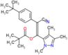 (E)-2-(4-tert-butylphenyl)-2-cyano-1-(1,3,4-trimethyl-1H-pyrazol-5-yl)ethenyl 2,2-dimethylpropanoate