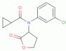 N-(3-chlorophenyl)-N-(tetrahydro-2-oxo-3-furyl)cyclopropanecarboxamide