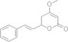 5,6-Dihydro-4-methoxy-6-[(1E)-2-phenylethenyl]-2H-pyran-2-one