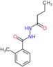 N'-butanoyl-2-methylbenzohydrazide