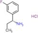 Benzenemethanamine, α-ethyl-3-fluoro-, hydrochloride (1:1), (αR)-