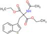 diethyl (acetylamino)(1-benzothiophen-3-ylmethyl)propanedioate