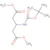 Pentanedioic acid, 3-[[(1,1-dimethylethoxy)carbonyl]amino]-, dimethylester