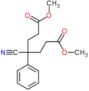 dimethyl 4-cyano-4-phenylheptanedioate