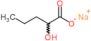 Pentanoic acid, 2-hydroxy-, sodium salt (1:1)