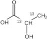 2-Hydroxypropanoic-2,3-<sup>13</sup>C<sub>2</sub> acid