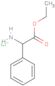 Benzeneacetic acid, α-amino-, ethyl ester, hydrochloride (1:1)