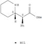 2-Piperidineaceticacid, a-phenyl-, methyl ester,hydrochloride (1:1), (aR,2R)-rel-