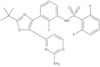n-(3-(5-(2-amino-4-pyrimidinyl)-2-(tert-butyl)-4-thiazolyl)-2-fluorophenyl)-2,6-difluorobenzenesulfonamide
