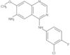 N4-(3-Cloro-4-fluorofenil)-7-metoxi-4,6-quinazolinediamina