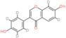 7-hydroxy-3-[4-hydroxy(~2~H_4_)phenyl](6,8-~2~H_2_)-4H-chromen-4-one