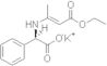 Benzeneacetic acid, α-[(3-ethoxy-1-methyl-3-oxo-1-propen-1-yl)amino]-, potassium salt (1:1), (αR)-