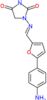 1-({(E)-[5-(4-aminophenyl)furan-2-yl]methylidene}amino)imidazolidine-2,4-dione