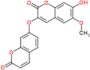 7-Hydroxy-6-methoxy-3-[(2-oxo-2H-chromen-7-yl)oxy]-2H-chromen-2-one