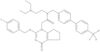 N-[2-(Diethylamino)ethyl]-2-[2-(4-fluorobenzylsulfanyl)-4-oxo-4,5,6,7-tetrahydro-1H-cyclopenta[d]pyrimidin-1-y]-N-[4'-(trifluoromethyl)-1,1'-biphenyl-4-ylmethyl]acetamide