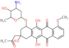 3,5,12-trihydroxy-10-methoxy-6,11-dioxo-3-(2-oxopropyl)-1,2,3,4,6,11-hexahydrotetracen-1-yl 3-amin…