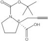 1-(1,1-Dimethylethyl) (2R)-2-(2-propyn-1-yl)-1,2-pyrrolidinedicarboxylate