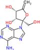 4′,5′-Didehydro-1′-C-(hydroxymethyl)adenosine