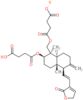 potassium (2R,5R,6S,10R)-17-[(3-carboxylatopropanoyl)oxy]-2-[(3-carboxypropanoyl)oxy]-20-oxo-9,19-…