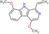 1-ethenyl-4,8-dimethoxy-9H-beta-carboline