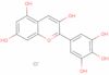 3,5,7-trihydroxy-2-(3,4,5-trihydroxyphenyl)benzopyrylium chloride