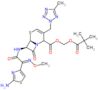 2,2-dimethylpropanoyloxymethyl (6R,7R)-7-[[(2E)-2-(2-aminothiazol-4-yl)-2-methoxyimino-acetyl]amino]-3-[(5-methyltetrazol-2-yl)methyl]-8-oxo-5-thia-1-azabicyclo[4.2.0]oct-3-ene-2-carboxylate