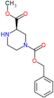 1-Benzyl 3-methyl (3R)-piperazine-1,3-dicarboxylate
