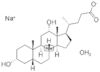 Cholan-24-oic acid, 3,12-dihydroxy-, sodium salt, hydrate (1:1:1), (3α,5β,12α)-