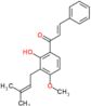 (2E)-1-[2-hydroxy-4-methoxy-3-(3-methylbut-2-en-1-yl)phenyl]-3-phenylprop-2-en-1-one