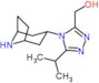 [4-(8-azabicyclo[3.2.1]octan-3-yl)-5-isopropyl-1,2,4-triazol-3-yl]methanol