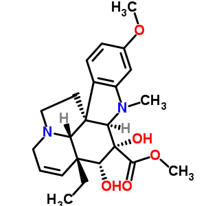 Aspidospermidine-3-carboxylic acid, 6,7-didehydro-3,4-dihydroxy-16-methoxy-1-methyl-, methyl est...