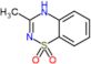 3-methyl-4H-1,2,4-benzothiadiazine 1,1-dioxide