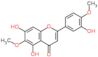 5,7-dihydroxy-2-(3-hydroxy-4-methoxyphenyl)-6-methoxy-4H-chromen-4-one