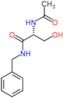 (R)-N-Benzyl-2-acetamido-3-hydroxypropionamide