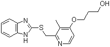 2-[[[4-(3-Idrossipropossi)-3-metil-2-piridil]metil]tio]-1H-benzimidazolo