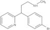 γ-(4-Bromophenyl)-N-methyl-2-pyridinepropanamine