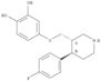 1,2-Benzenediol,4-[[(3S,4R)-4-(4-fluorophenyl)-3-piperidinyl]methoxy]-